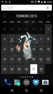 Month Calendar Widget