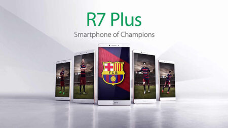 Oppo R7 Plus FC Barcelona Edition