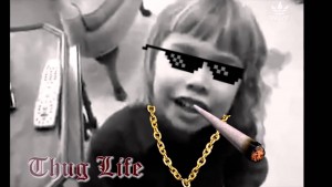kid-loves-lasagna-thug-life