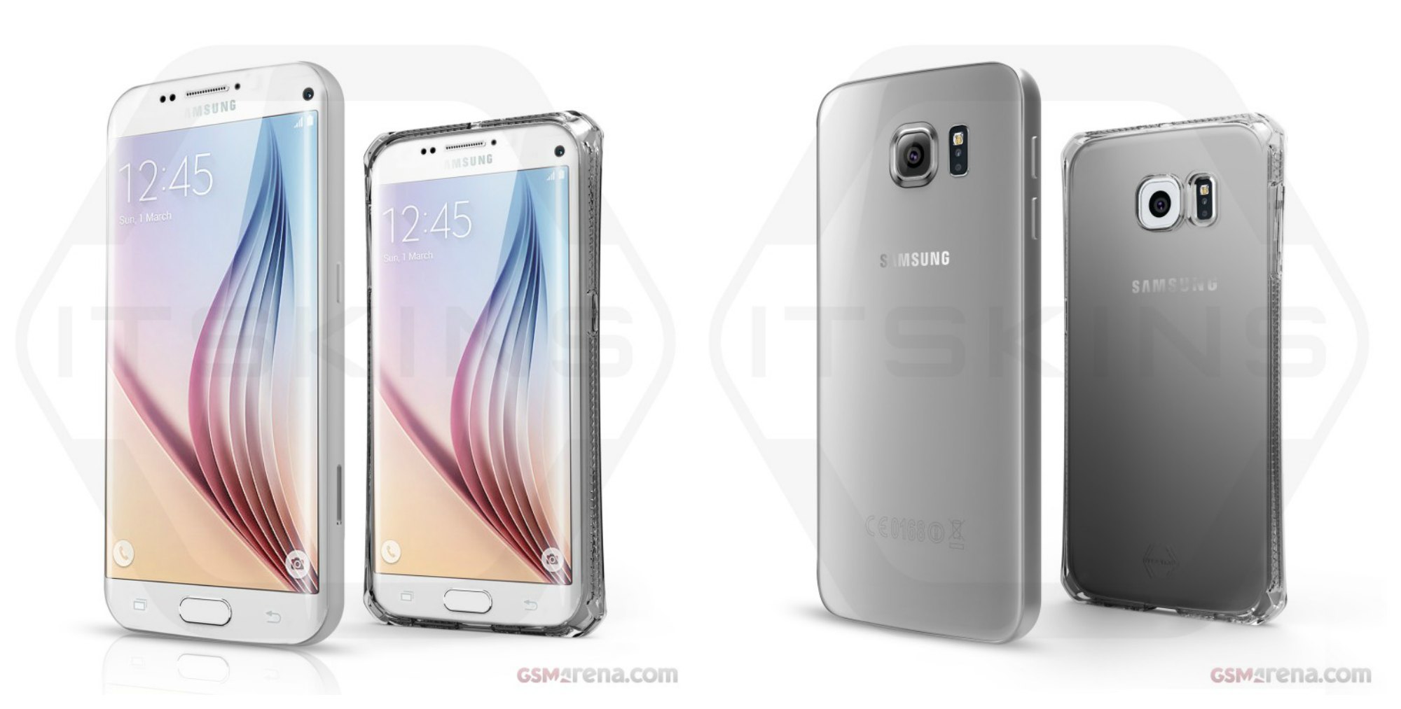 Samsung Galaxy S7 edge y edge+ renders funda