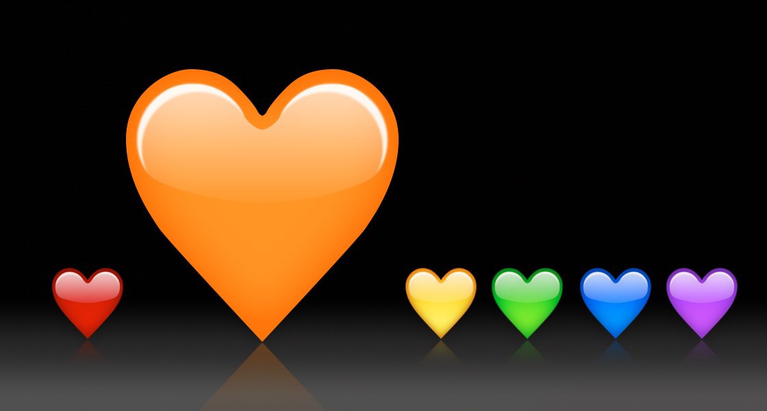 emoji-unicode-10-orange-heart