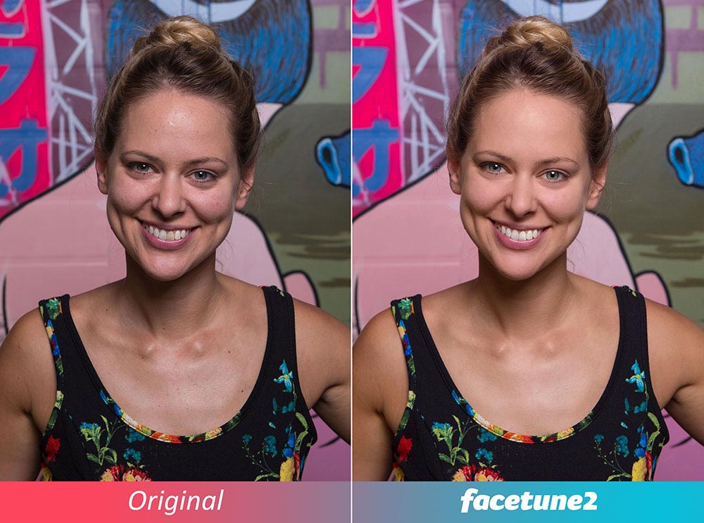 facetune before and after body