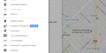 activar la ubicación en tiempo real de Google Maps