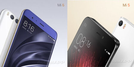 xiaomi mi 6 y mi 5