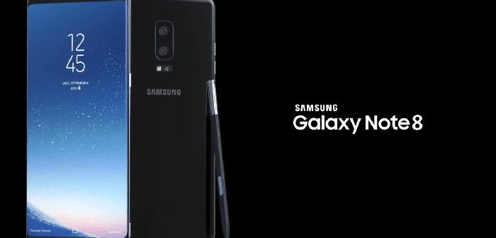 Bosquejos del Galaxy Note 8 muestran lector de huellas en la parte trasera