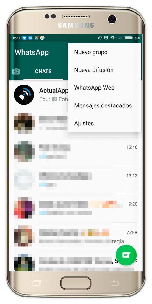 liberar memoria en WhatsApp