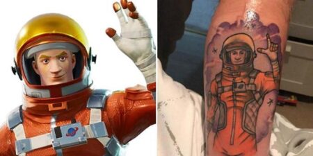 tatuaje de fortnite