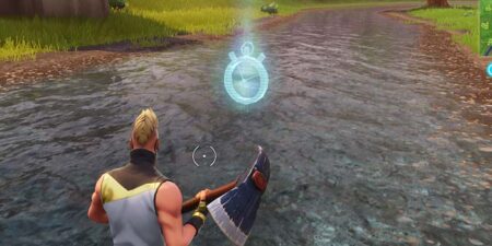 mapa con las pruebas contrarreloj de Fortnite