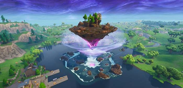 ¿La isla flotante de Fortnite está creciendo? ¿Hacía donde va? - 700 x 336 jpeg 50kB