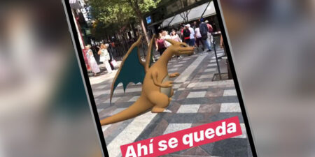 filtro de charizard instagram stories