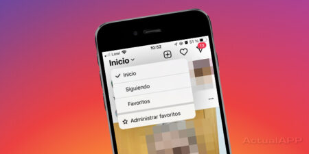 instagram inicio orden cronologico