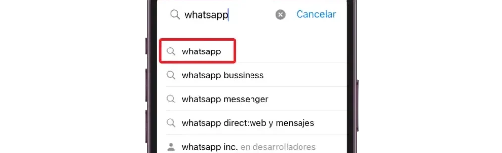 app store ios buscar whatsapp