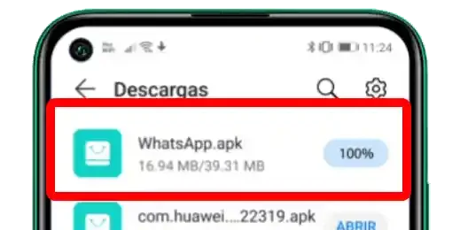 huawei descargar apk whatsapp