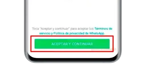 smartphone android whatsapp bienvenido