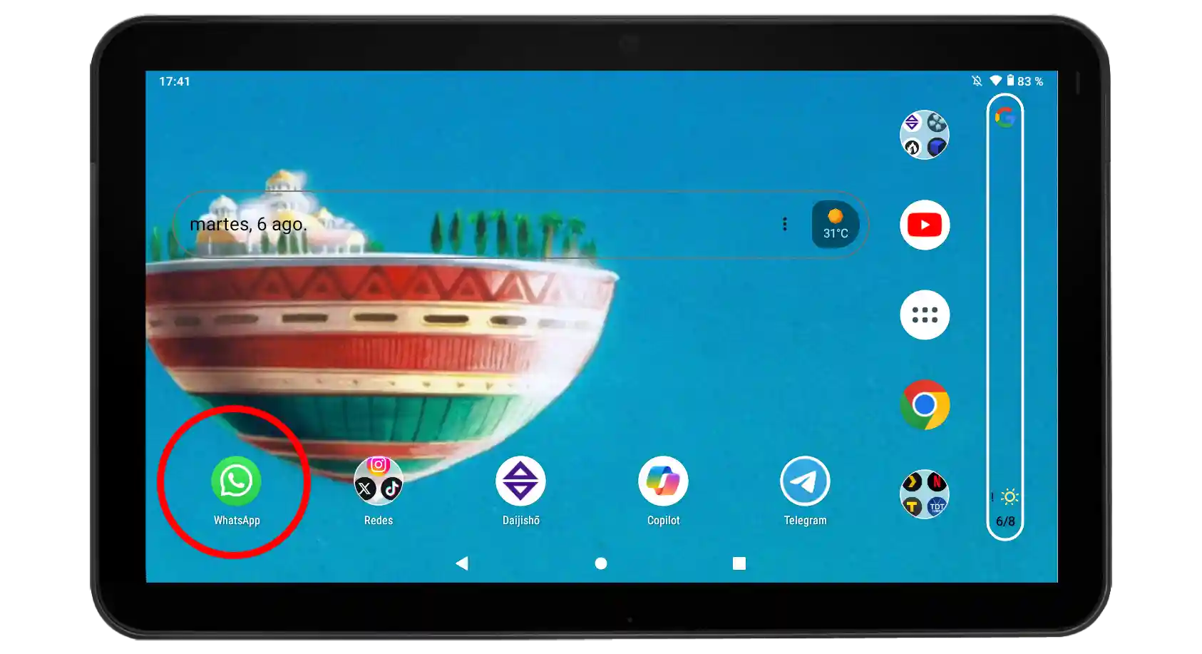 tablet android instalar whatsapp