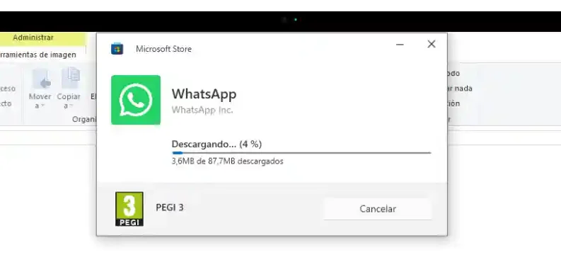 windows asistente instalación whatsapp