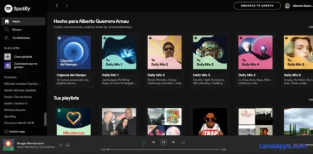 spotify web player