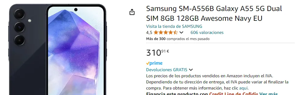 samsung galaxy a55 5g amazon