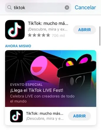 descargar tiktok iphone