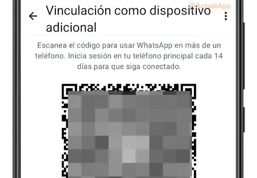 vincular dispositivo adicoonal whatsapp qr