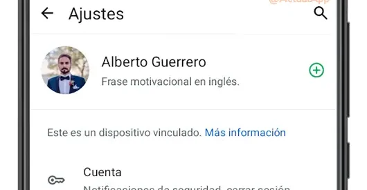 whatsapp añadir cuenta android