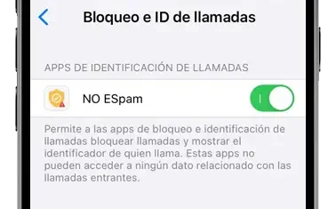 bloquear id llamadas fraudulentas no espam iphone